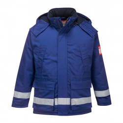 Portwest FR Anti-Static téli kabát Royal kék L