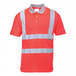 Portwest Jól láthatósági rövidujjú pólóing Piros XL