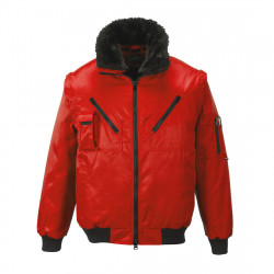 Portwest Pilóta kabát Piros 4XL